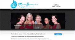 Desktop Screenshot of mobilebeauty.co.nz